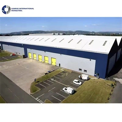 Prefab tērauda darbnīcas ēka